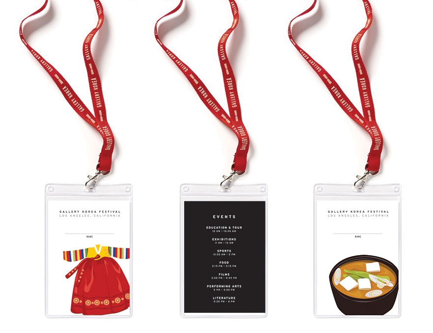 Gallery Korea Festival Name Tags